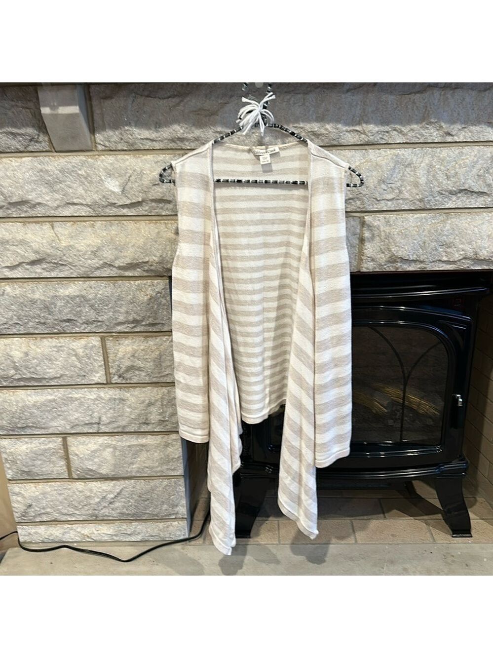 Coldwater Creek sweater vest neutral high low size large